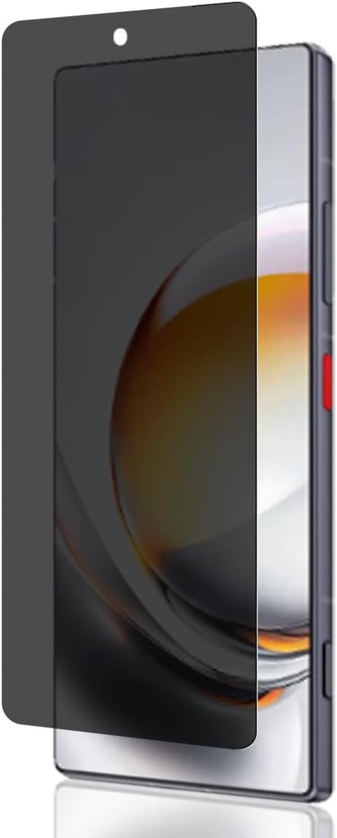 Privacy pantserglas voor ZTE nubia Z80 Ultra, 9H hardheid, anti-kras, zonder luchtbellen, anti-spy displaybeschermfolie voor ZTE nubia Z80 Ultra