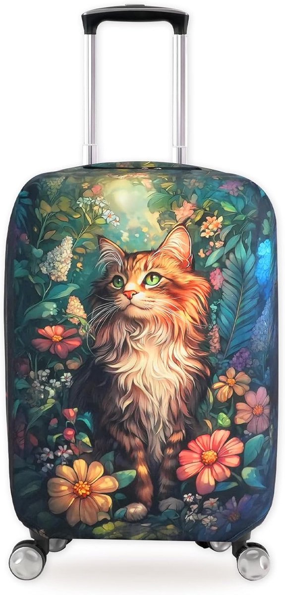 Covers, Gepersonaliseerde Koffer Cover, Elastische Reis Koffer Protector, Reis Trolley Case Protector, Anti-Kras Bagage Opslag Covers voor 19-21 Inch Bagage (S), Stijl 5