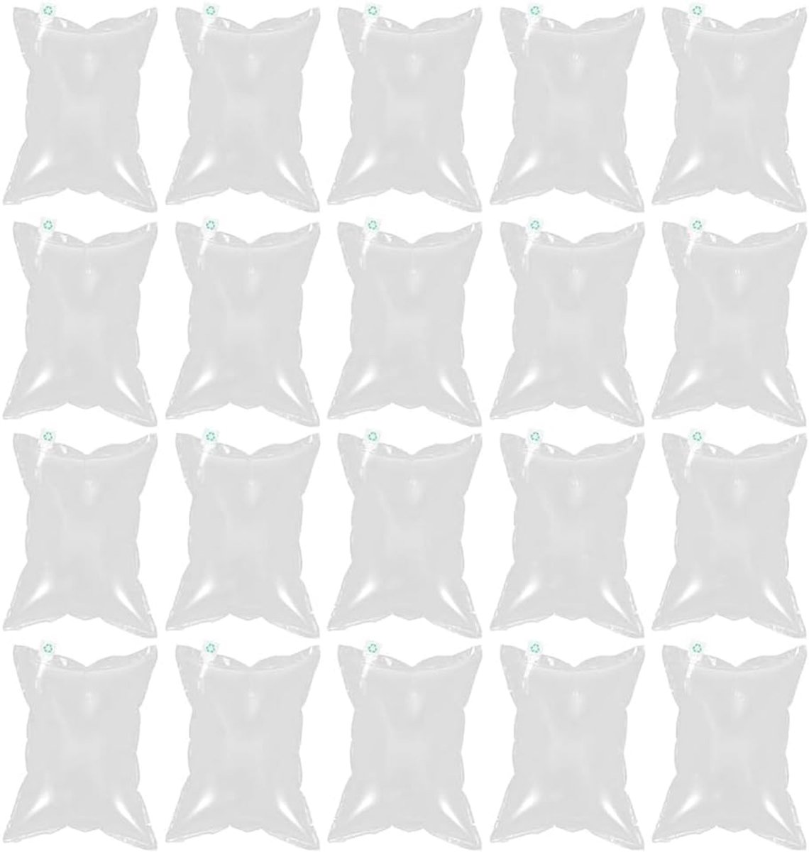Dailygoods- Luchtkussenzakken 100 stuks - Dempende Verpakking - Opvulmateriaal - Verpakkingsmateriaal - Transparant - 20 x 25 cm