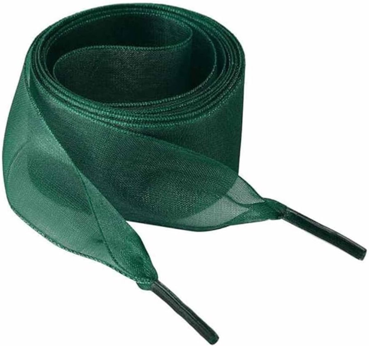 2 paar chiffon veters, 4 cm brede platte veters, schoenveters van organza, zacht, transparant, platte band, vervangende veters voor gymschoenen, loopschoenen en sportschoenen