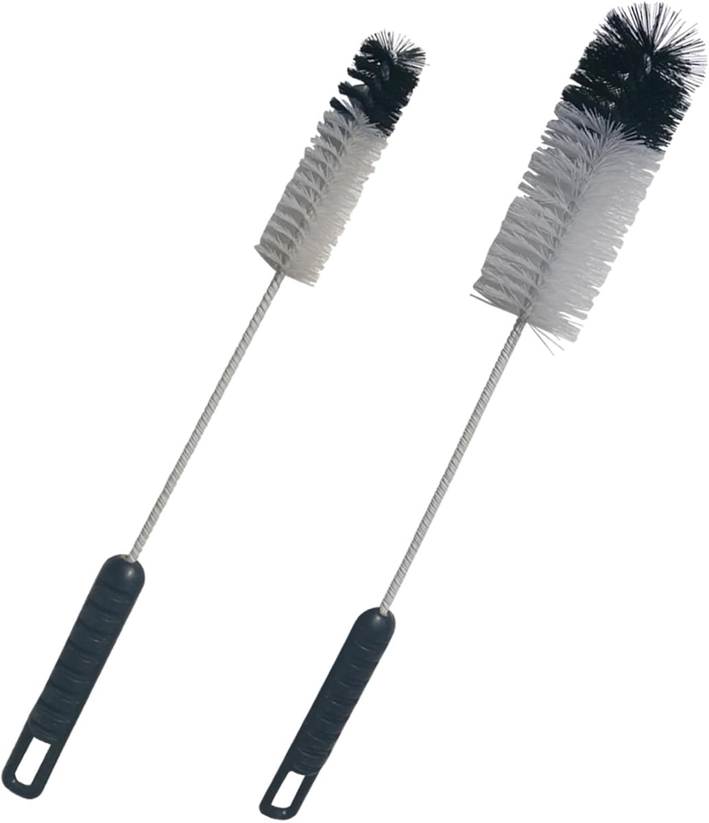 Reinigingsborstel voor nutsflessen met lange handgreep, dunne kleine grote draadreiniger, buigbaar flexibel voor smalle hals, magere ruimtes van water, bier, wijn, babyflessen, buizen,