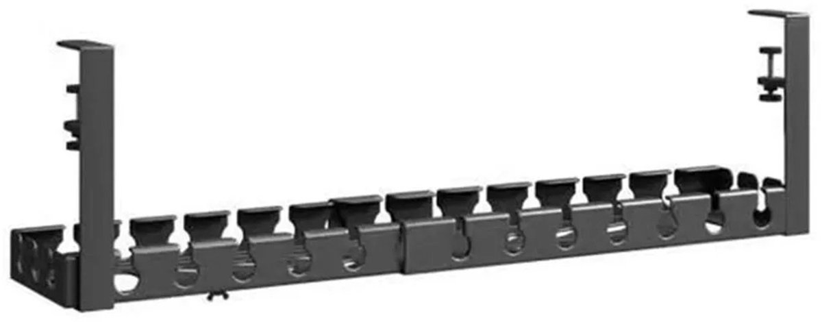 ArtiZo - Kabel organiser - kabelverberger - onder bureau - ruimtebesparend - zwart - uitschuifbaar tot 40-74 cm