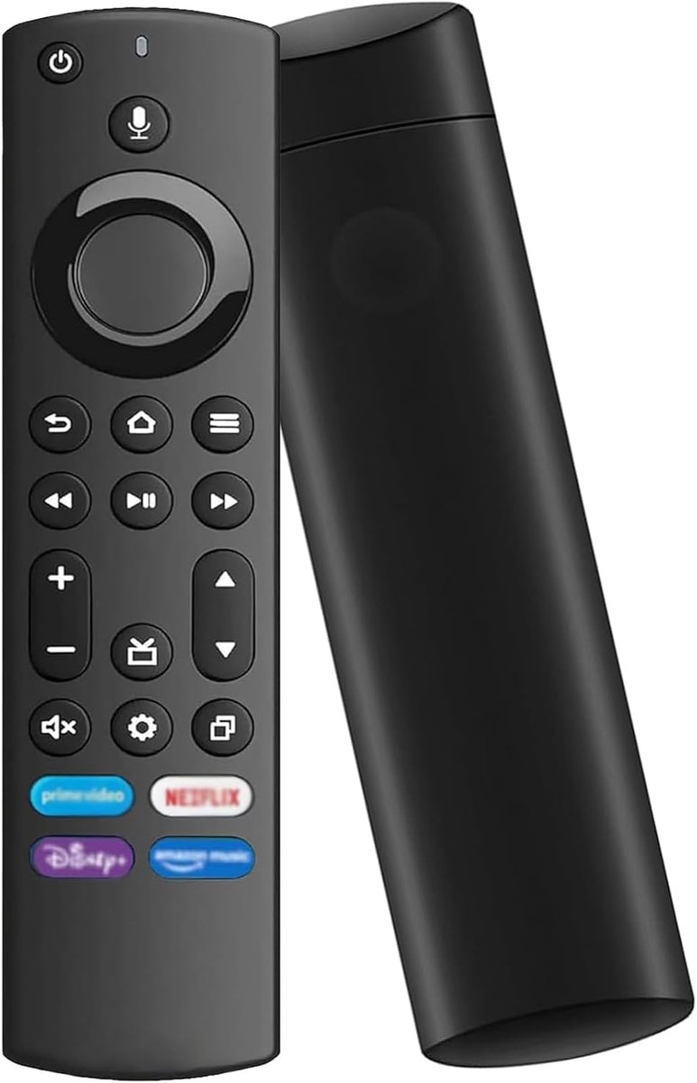 Afstandsbediening voor Insignia/Toshiba TV met vier sneltoetsen en spraakfunctie,