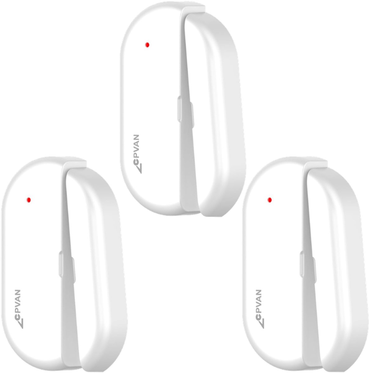 CPVAN Alarm Uitbreiding - Draadloos Magnetisch Contact voor Deur en Raam - Compatibel met CP2 & CP10 - 3 Stuks