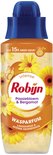 Robijn intense wasparfum, 342 ml, met passiebloem en bergamot geur. Met gele bloemen en vlinder.