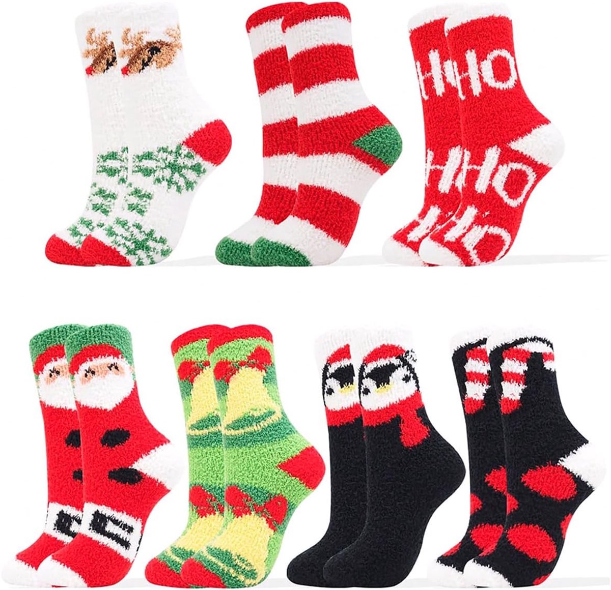 Crew Socks V355RB O damessokken, zwart, eenheidsmaat