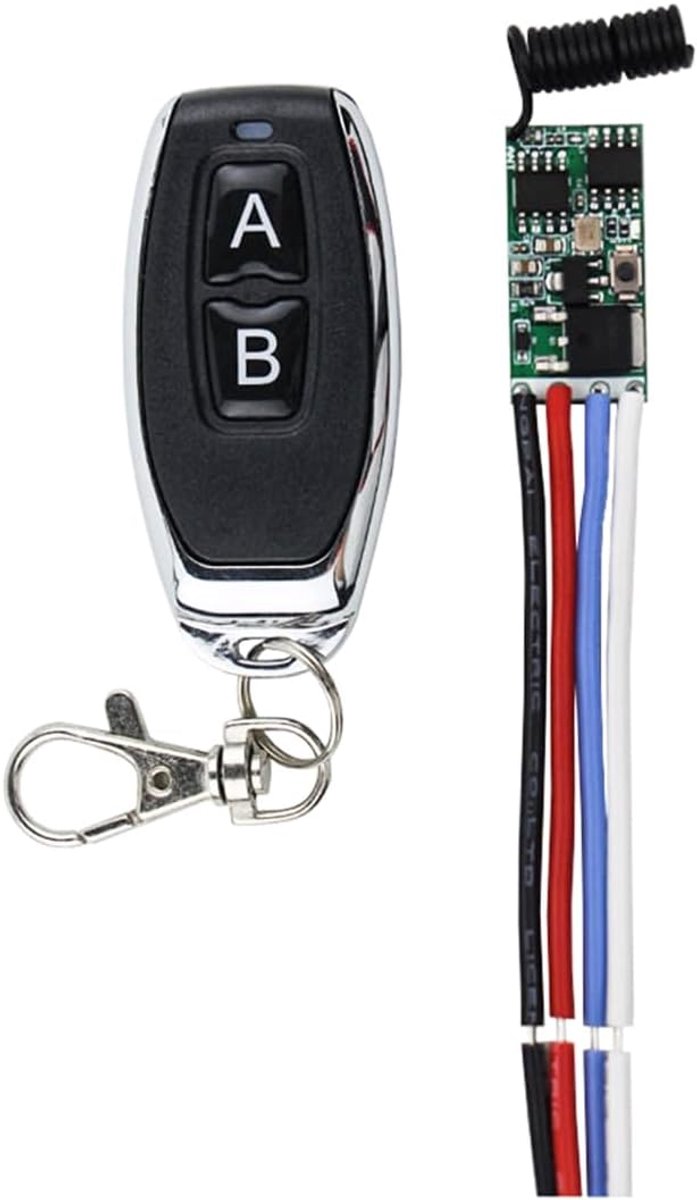 Ontvangermodule met zenders, draadloze afstandsbedieningsschakelaar, DC 3,6 V - 24 V, 3 A, led-lampbediening, 433 MHz, RF-microontvanger, zender, momentschakelaar
