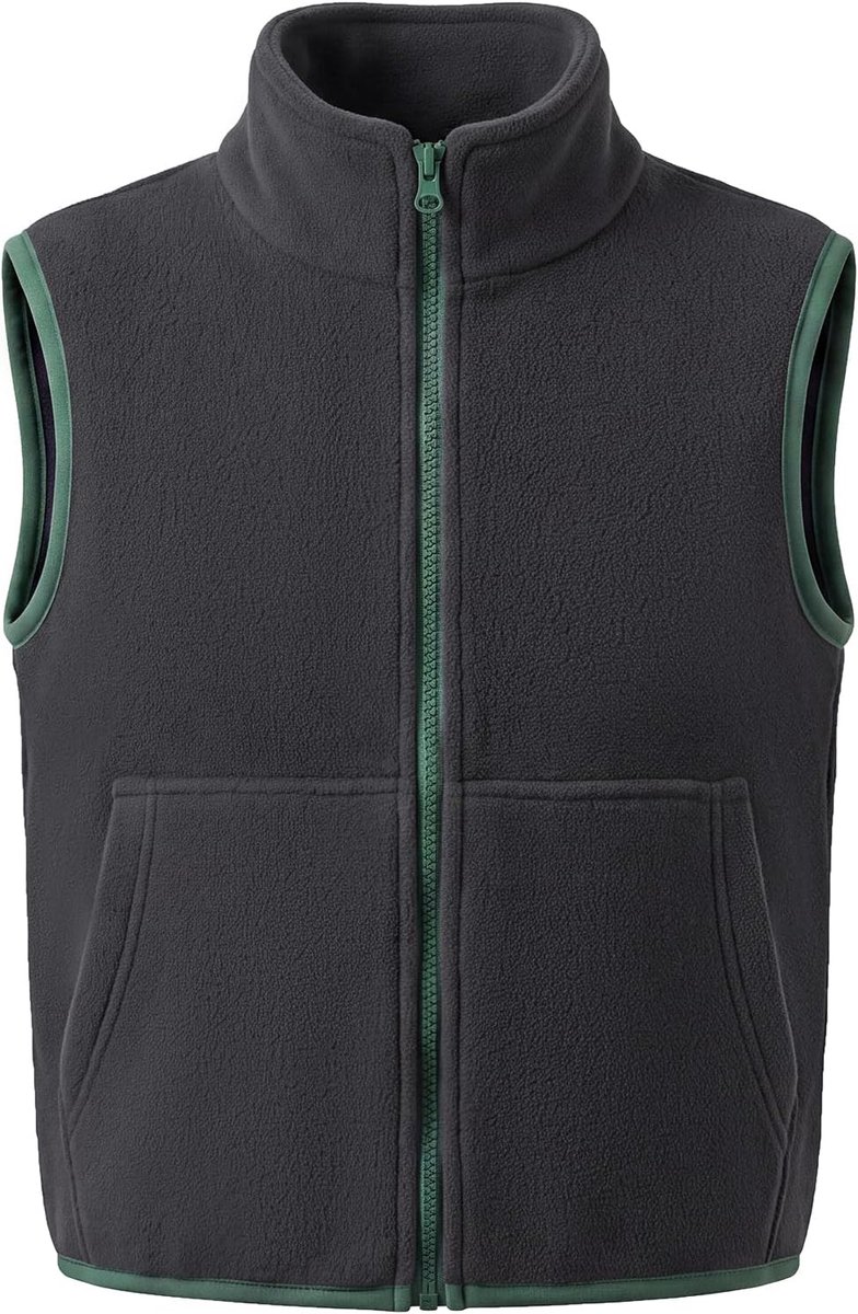 Fleecevestjes voor Kinderen, Mouwloze Fleecevestjes met Rits, Warme Vestjes voor Jongens en Meisjes, Herfst en Winterjassen Fleecevest 3-12 Jaar