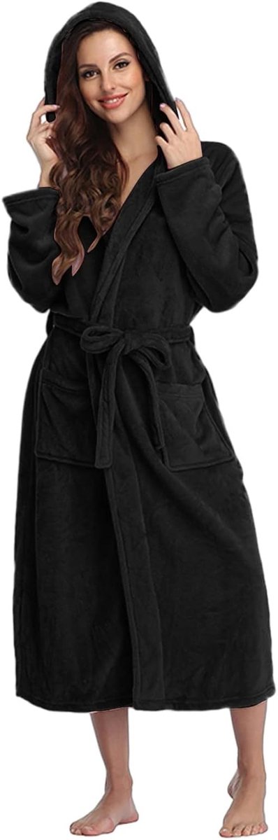 Pyjama voor dames, winter, warm, pilou, badjas voor dames, lange pyjama,