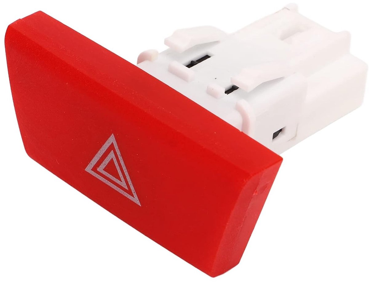 Vervangingsschakelaar voor waarschuwingslamp, geschikt voor Peugeot 107 en Citroën C1, inclusief installatiehandleiding en kwaliteitsgarantie