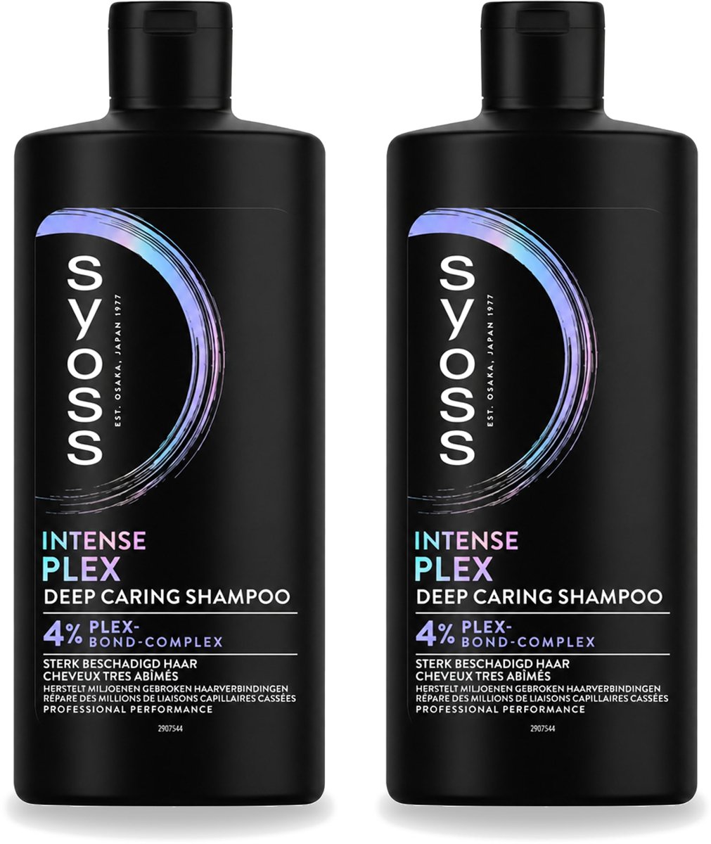 2 x SYOSS - Plex - Shampoo - Langdurige Styling - 440ml - Voordeelverpakking - 2 stuks