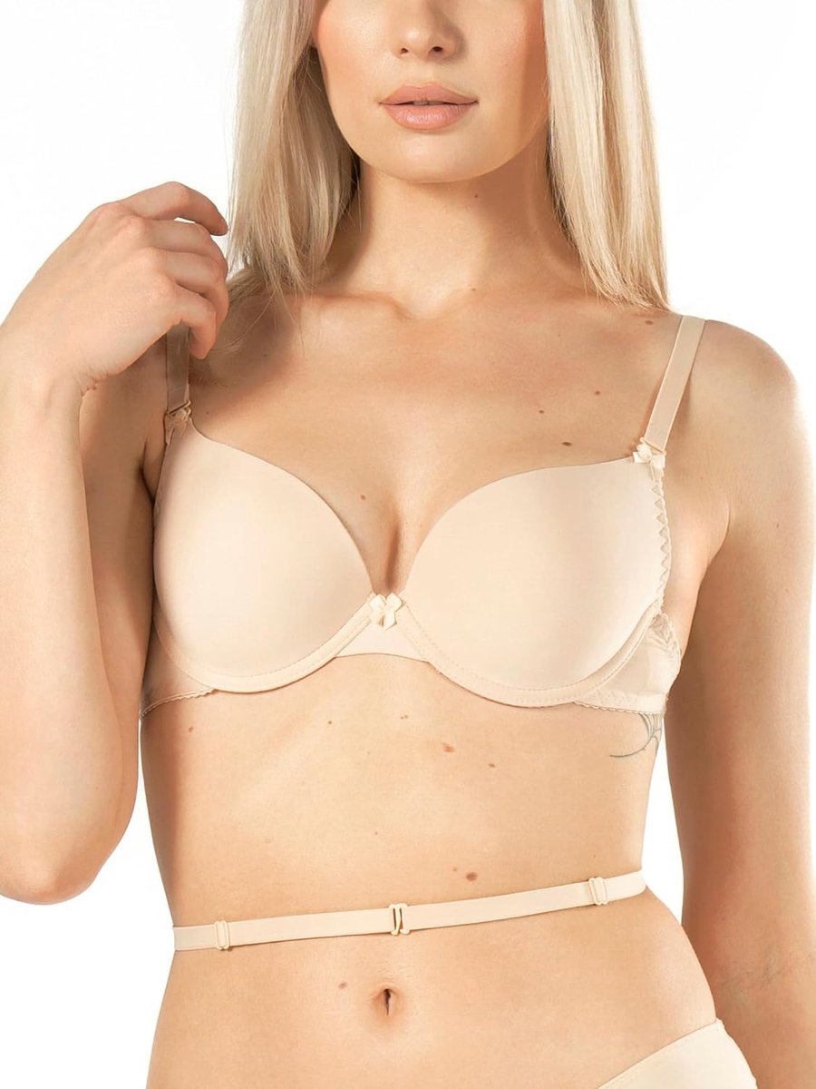 02 Push-up beha voor dames, ondergoed, afneembaar, open rug, topkwaliteit, EU