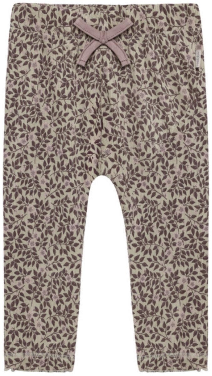Noppies - Broek - Strikje - Botanische print - Maat 80