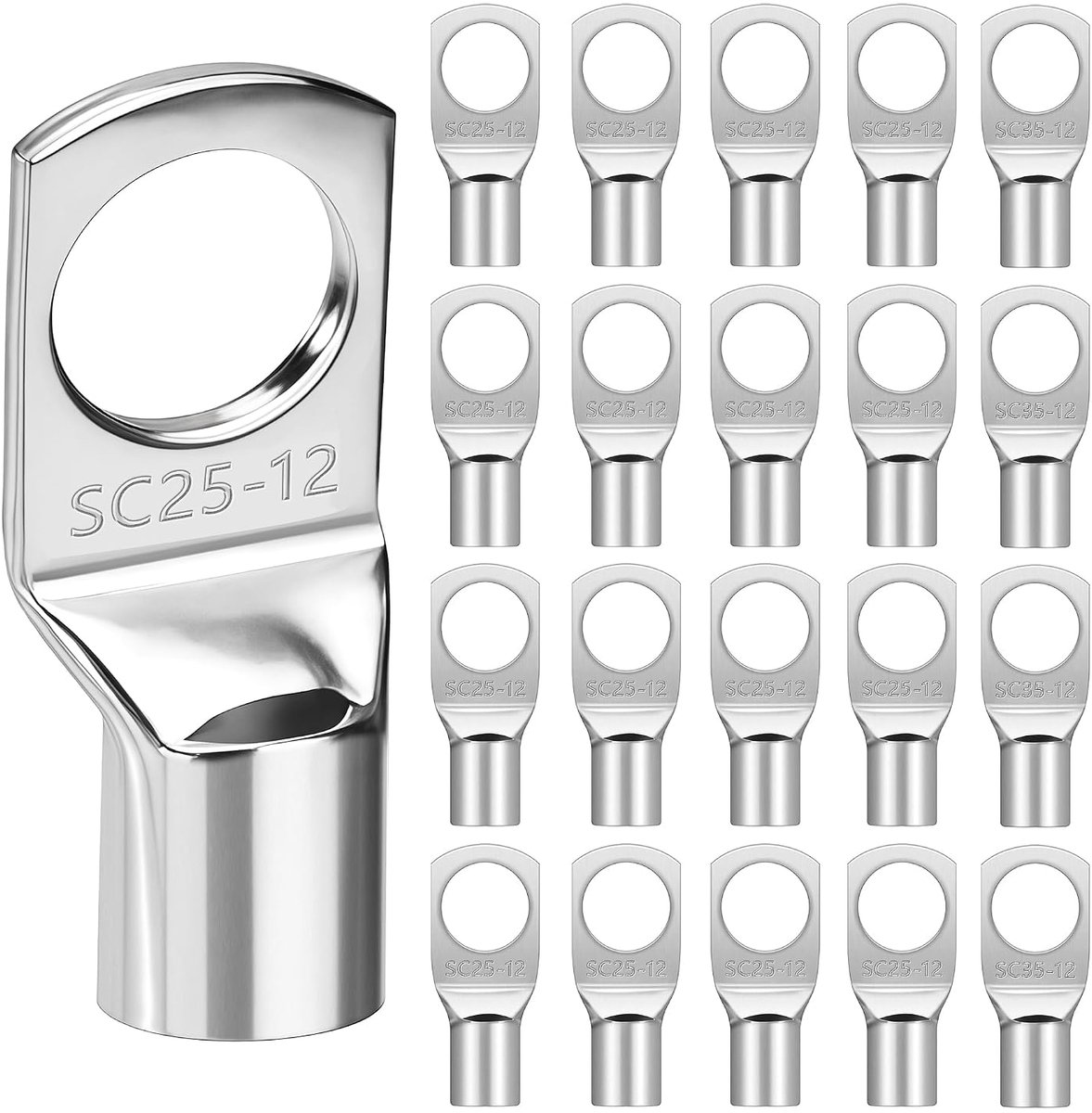 20 stuks, vertind koper, 25 mm², M25 SC25-12, ringbuizen