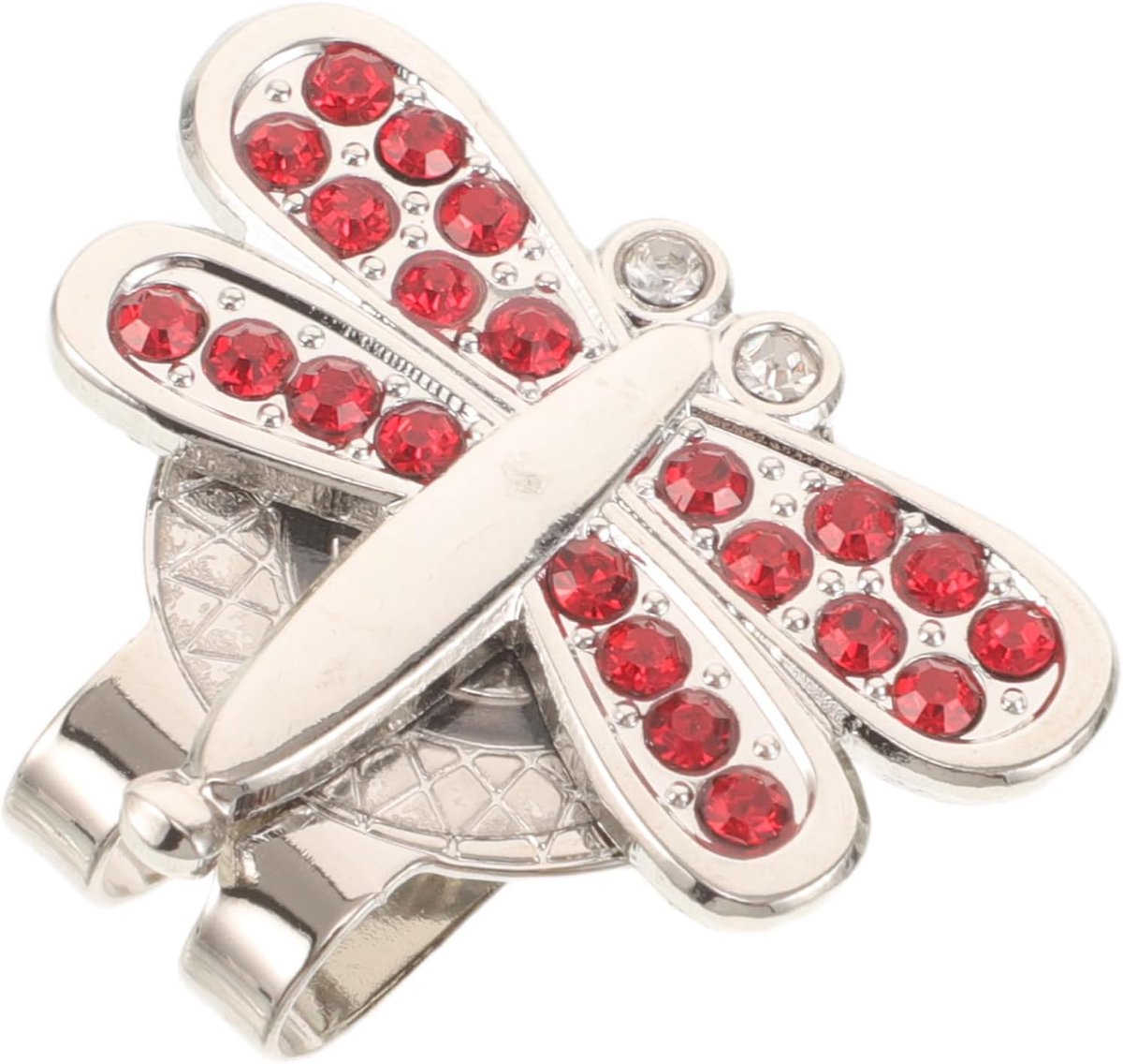 Magnetische Golfbalmarker Clip van Zinklegering met Lichtgewicht Draakvlieg Design Praktische Hoedclip voor Golfcaps Tassen Geschikt voor Dames Golfers