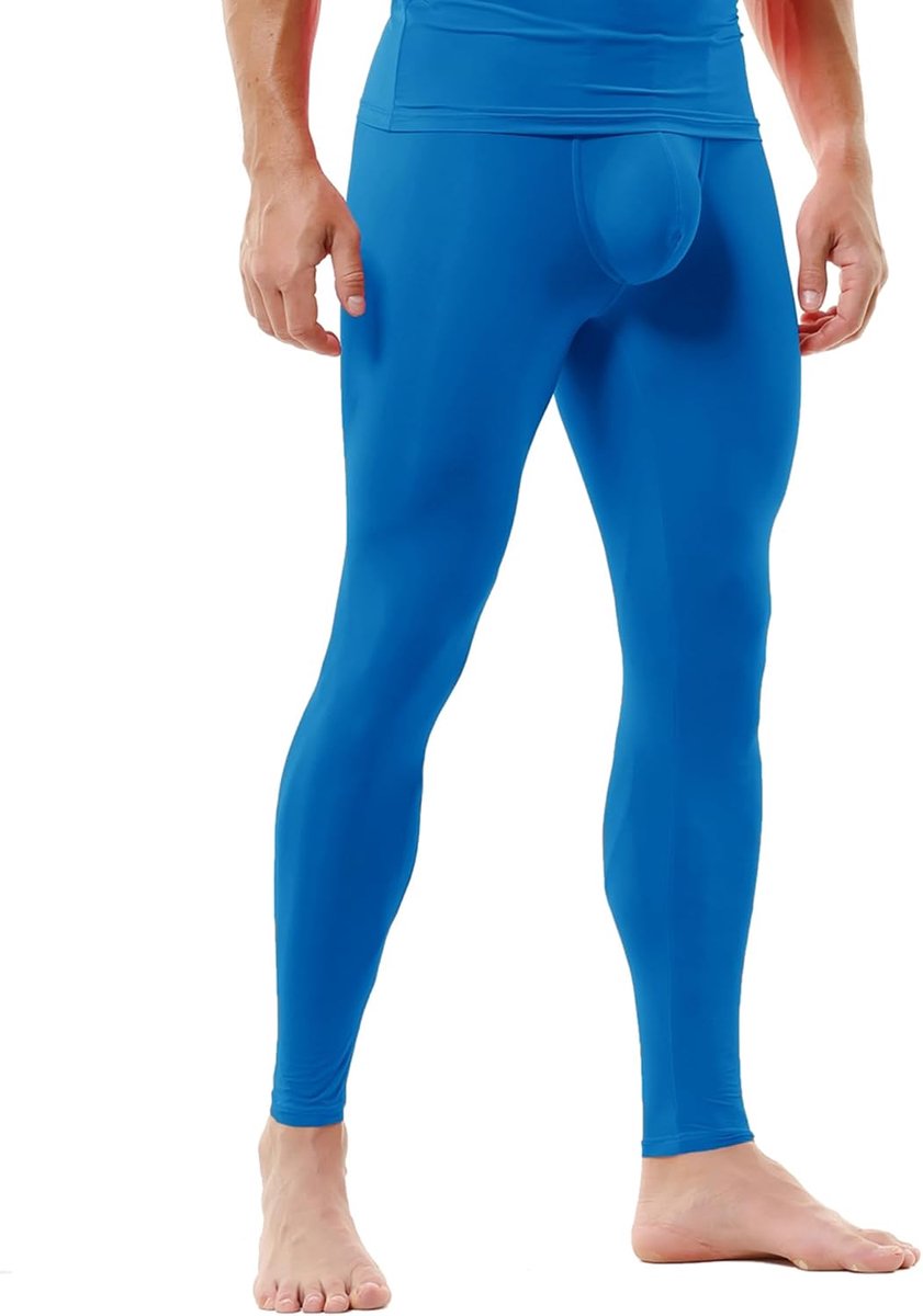sportlegging voor heren, effen kleuren, panty, ondergoed, broek, workout, yogabroek