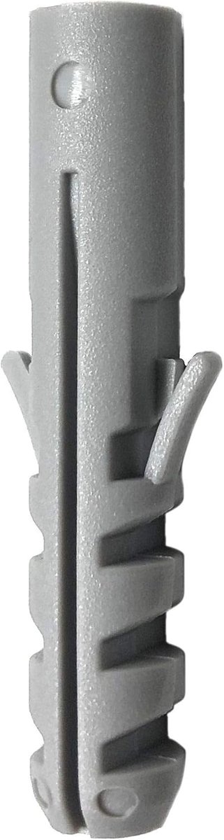 Pluggen 10 x 50 mm universele pluggen 250 stuks nylon geribbeld