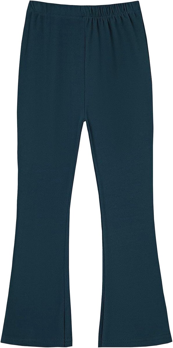 Leggings voor babymeisjes, fleece warme pull-on stretchleggings, voetloos, zachte klokband