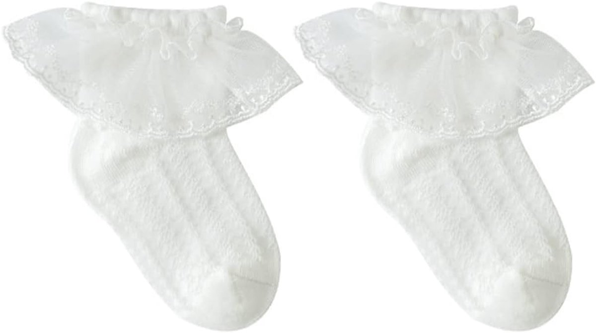 Sokken voor Kinderen Meisjes Prinses Stijl Pasgeboren Peuter Baby Meisje Kant Sokken 0-12 Maanden 1-3 3-5 Jaar