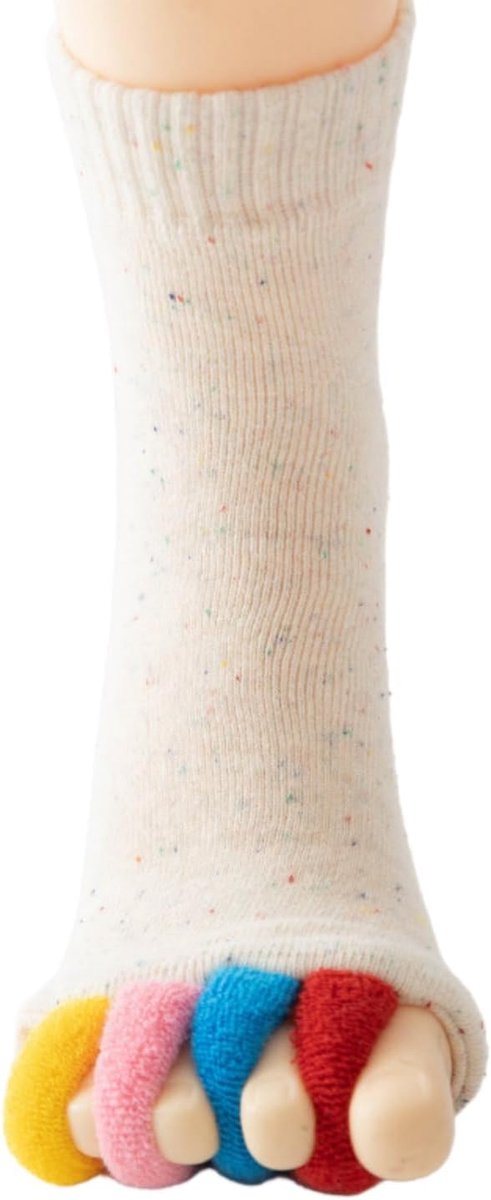 Sokken voor dames, antislip, teenloos, ademend, pilatessokken, ABS-stoppersokken, zonder tenen, yogasokken voor thuis, sport, workout