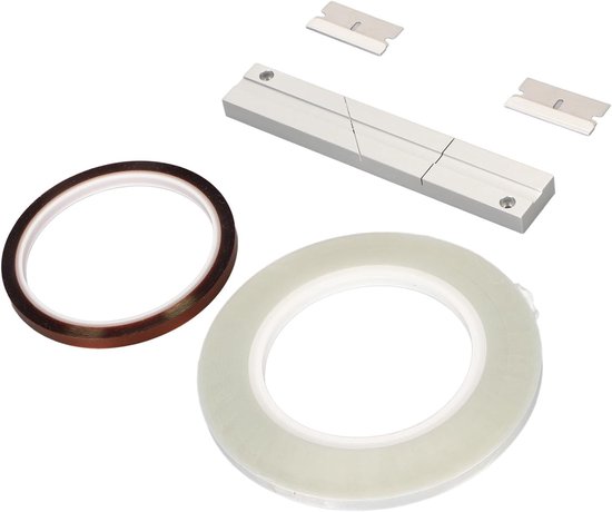 Universele Splicing Block Kit voor Open Reel Tape Media met Splicing Tape, Leiding Tape en Snijbladen voor Audioprofessionals — afbeelding 3