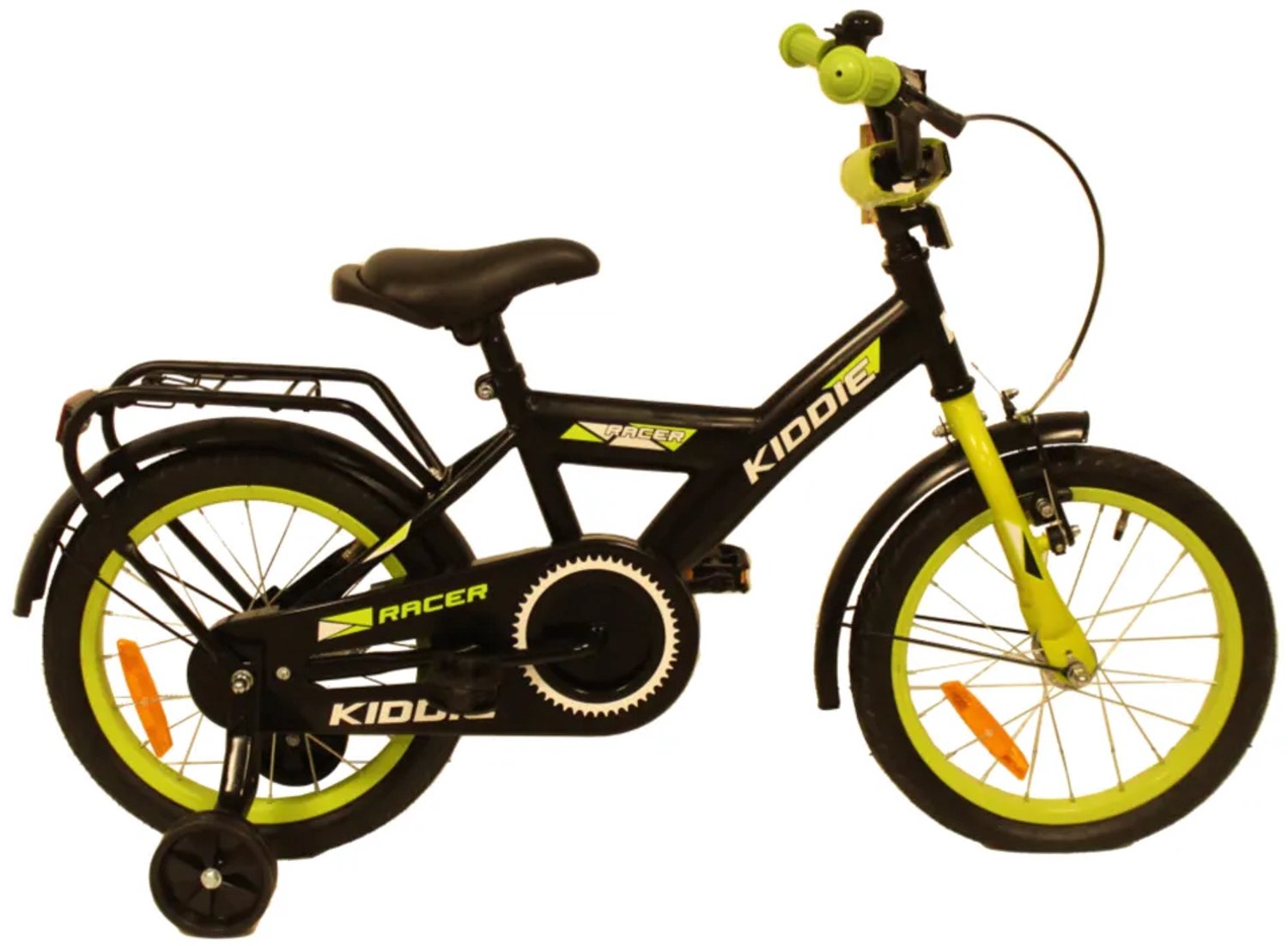Uniek Kinderfiets 1Speed 16'' Black Green