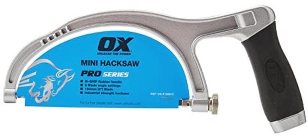 Metaalzaag met Ergonomische Grip en Instelbare Hoek - 6"