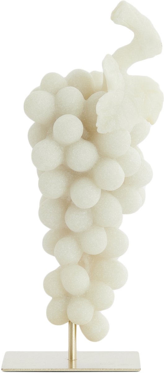 Light & Living - Ornament GRAPE - 15x13x35cm - Wit
