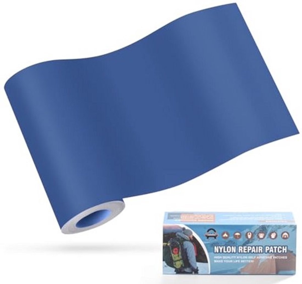 Zelfklevende Nylon Patches voor Waterdichte Reparaties - 10x160cm, Perfect voor Tenten, Donsjacks, Slaapzakken en Meer