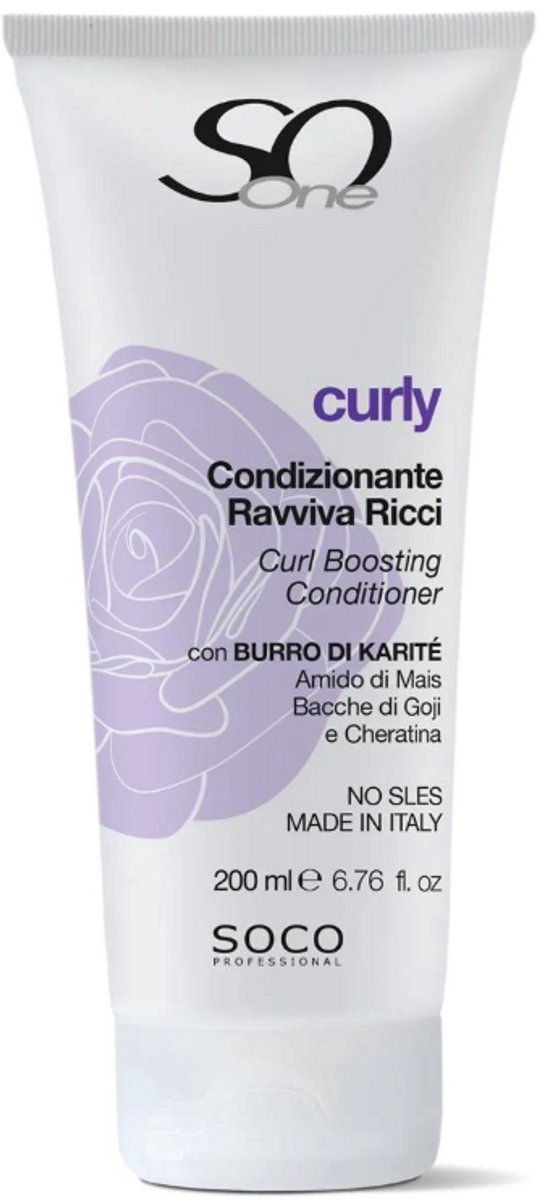 So One Curly Curl Boosting Conditioner 200 ml – Conditioner voor Krullend & Pluizig Haar