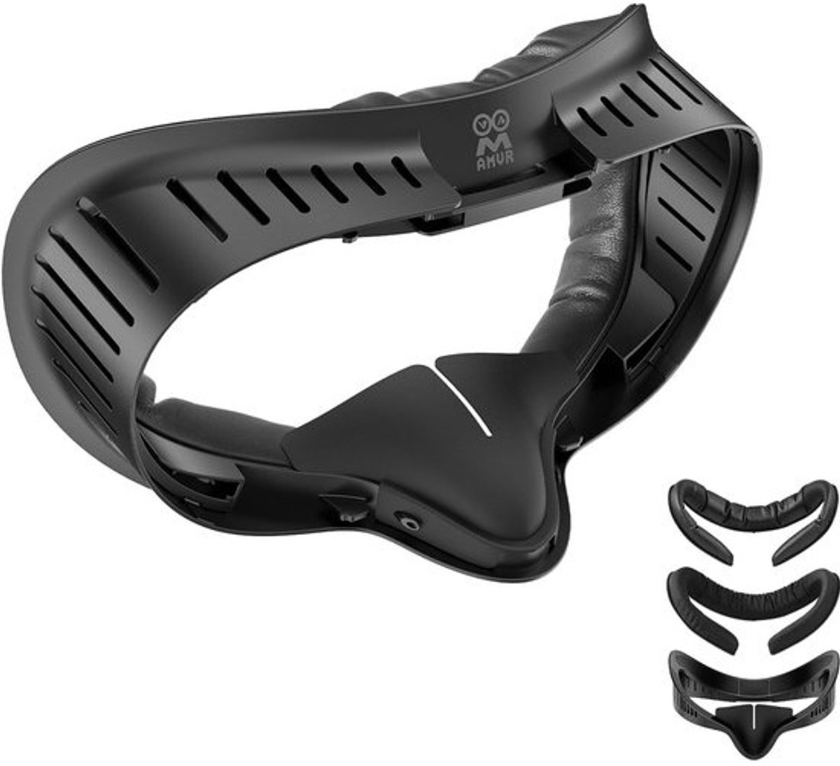 Ventilatie Gezichtsinterface voor VR Quest 3S - PU Gezichtskussen met Z-vormige Ventilatie