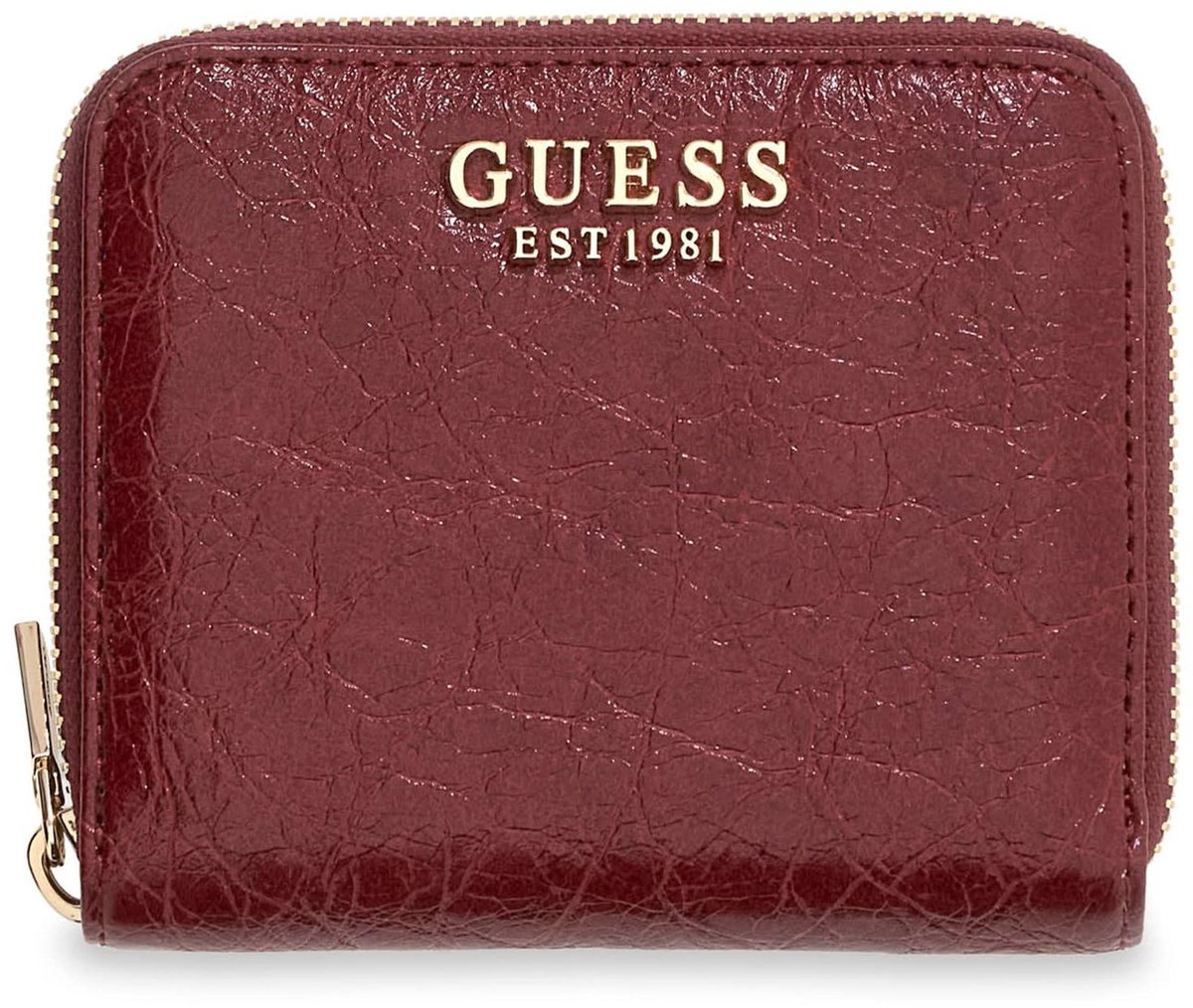 GUESS portemonnee Antonia SLG Zip Around Wallet Red donkerrood