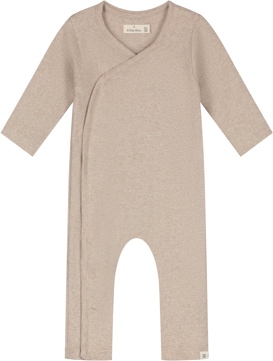 A Tiny Story Baby Pakje - Oatmeal Melange - Maat 62