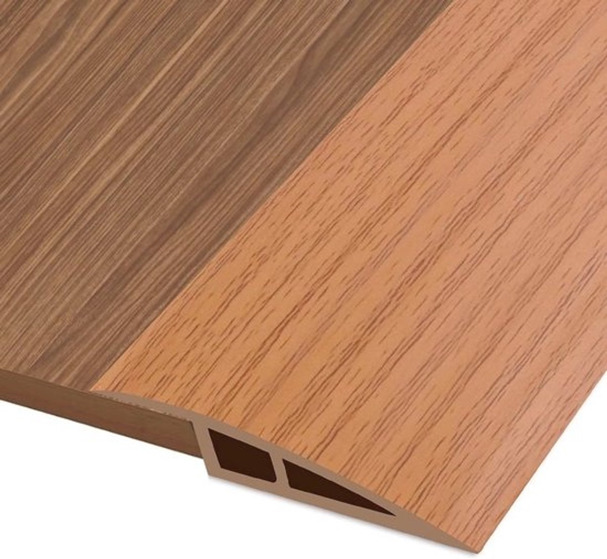 Overgangsprofiel - Zelfklevend voor Hoogteverschil - Voor Parket, Laminaat en Drempels - Geel Hout 200 cm x 7 cm voor 10 mm tot 15 mm