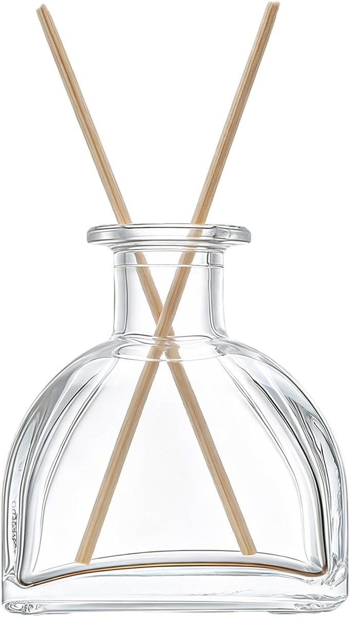 1Pcs 150Ml/5oz Lege Hervulbare Clear Glas Diffuser Fles Pot Pot Geur Accessoires Gebruik Voor Diy Vervanging Reed Diffuser Sticks Sets Essentiële Oliën Ambachten