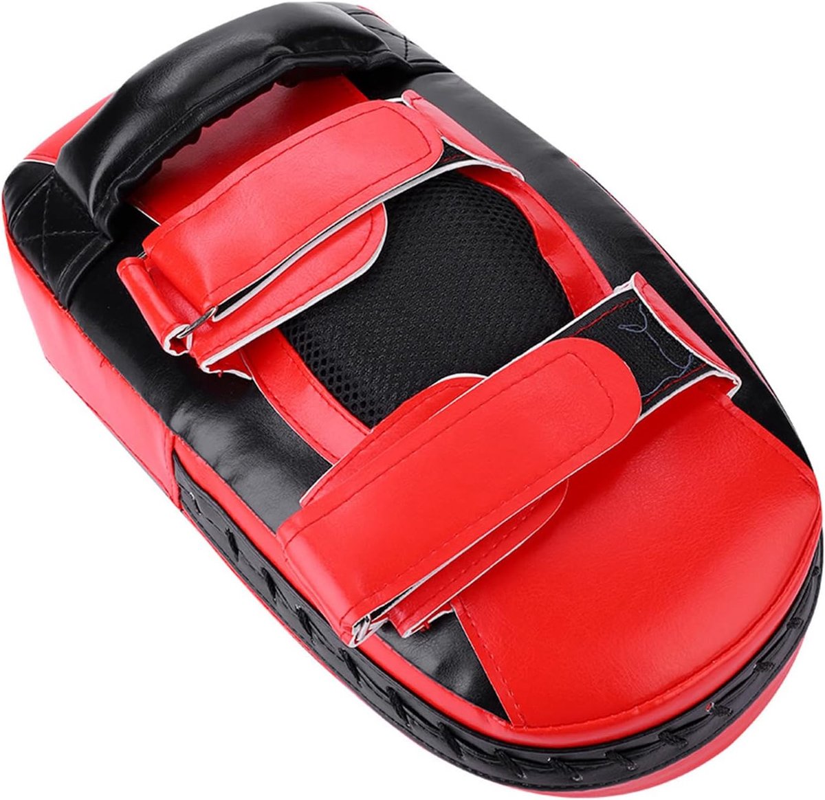 Pads Pao Paray Thai y Thai Boxing Kicking Curve Pad Hand Voeten Doelponsen(Rood)