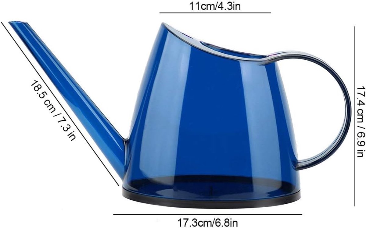 Tuinspuit met Lange Tuit – Snoepkleurige Bloemspuit in Blauw voor Precisie Watering van Planten & Bloemen