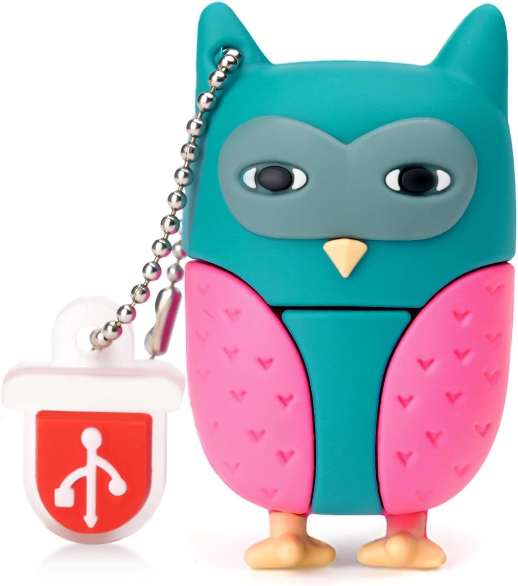 32 GB USB-flashdrive geheugenstick kleine uil in de vorm van een pendrive voor externe gegevensopslag