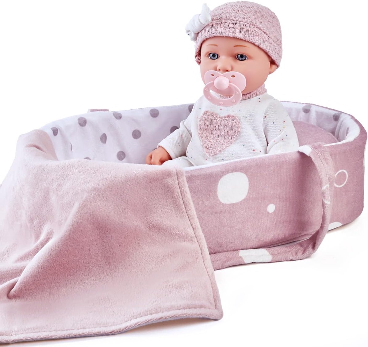 30cm poppenwieg bed & Accessoires, Cadeau Meisjes 3+