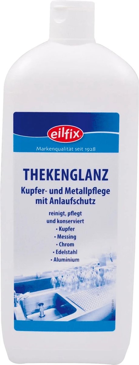 Roestvrij staal reiniger, RVS reiniger, Koperreiniger - 1L, fles