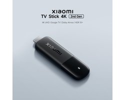 Xiaomi TV Stick 2K | Mediaspeler | Full HD 2K | Google TV | Chromecast ingebouwd | Google Assistant | Dolby Audio en DTS-HD | Dual-band wifi | Bluetooth 5.2