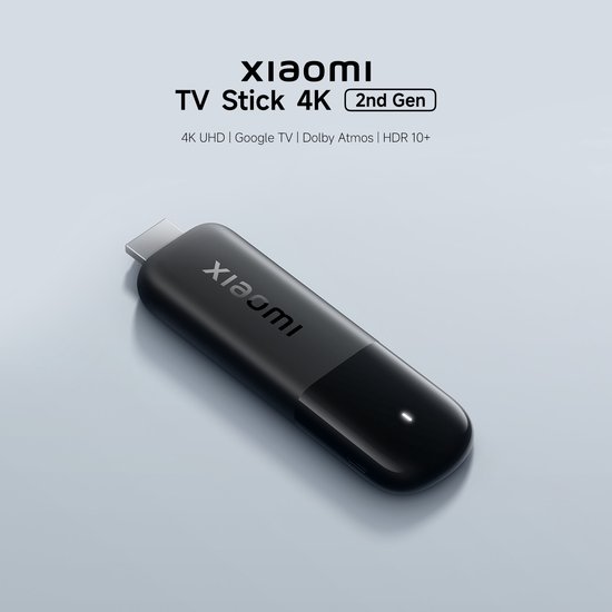 Xiaomi TV Stick 2K | Mediaspeler | Full HD 2K | Google TV | Chromecast ingebouwd | Google Assistant | Dolby Audio en DTS-HD | Dual-band wifi | Bluetooth 5.2