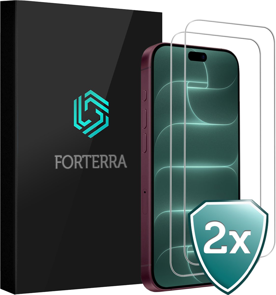 Screenprotector 2 Stuks - Geschikt voor Apple iPhone 18 Pro - Volledige Dekking - Beschermglas - Gehard Glas - Tempered Glass - Screen Protector