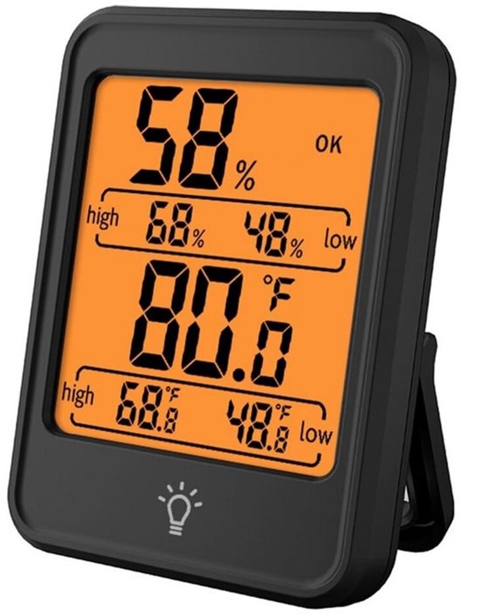 Draadloos Weerstation met Buitensensor, Digitale Klok en Luchtvochtigheidsmeter