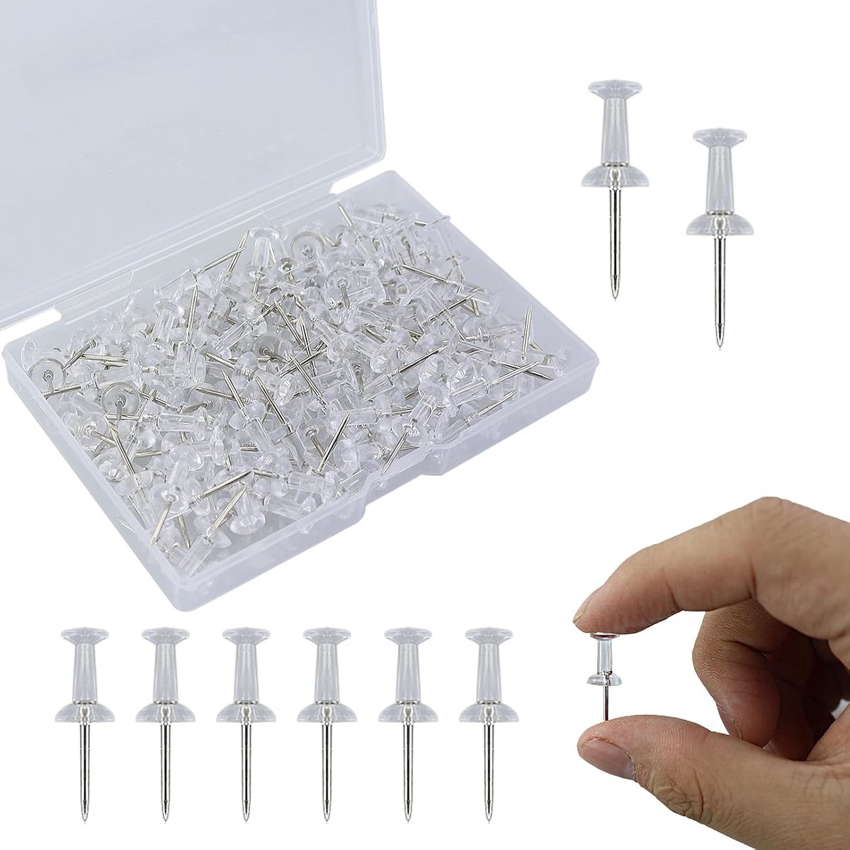 Punaises, prikbordnaalden, punaises, punaises, punaises, punaises, prikspelden, prikbord met plastic doos, doe-het-zelf kaarten, wandkaarten, bulletin board