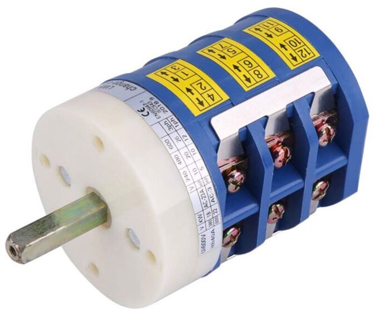 Motor geschikt voor bandenwisselmachine, 240V/480V/500V 40A, robuuste motor geschikt voor aandrijving aan de geschikt voorzijde en frequentieomvormer.
