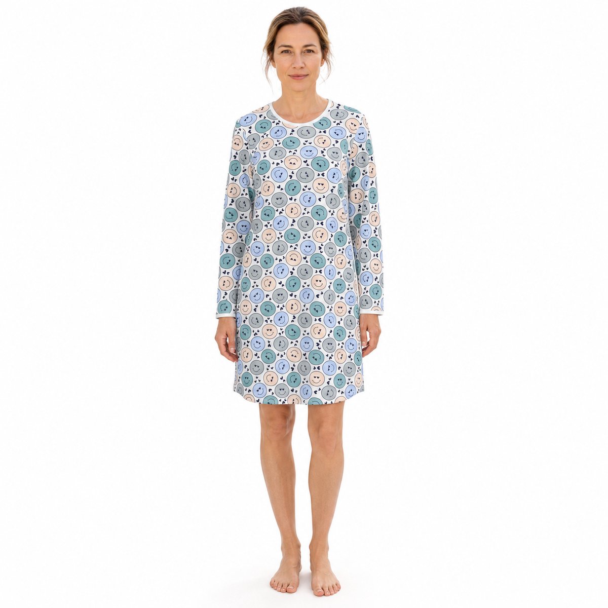Ringella Smiley – Nachtkleed – 6511024 – Fjord Blue – Blauw