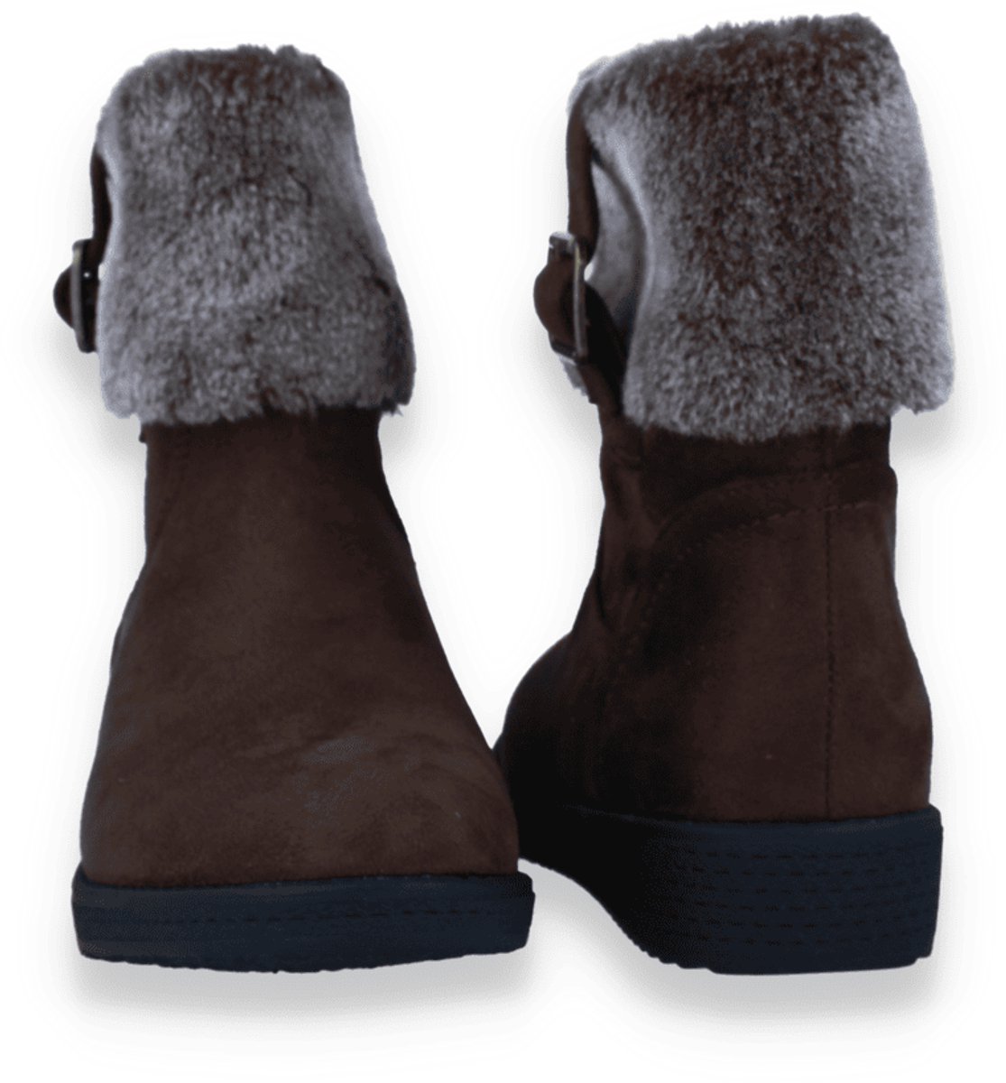 Mode-mmode-mania Dames Enkellaars Ania Dames Boots | Bruin | Maat: 39