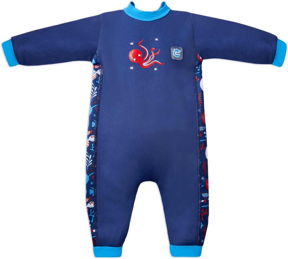 Splash About Warm in One Thermisch Baby Wetsuit – Fleece Gevoerd Zwempak, Under The Sea, 12-24 maanden