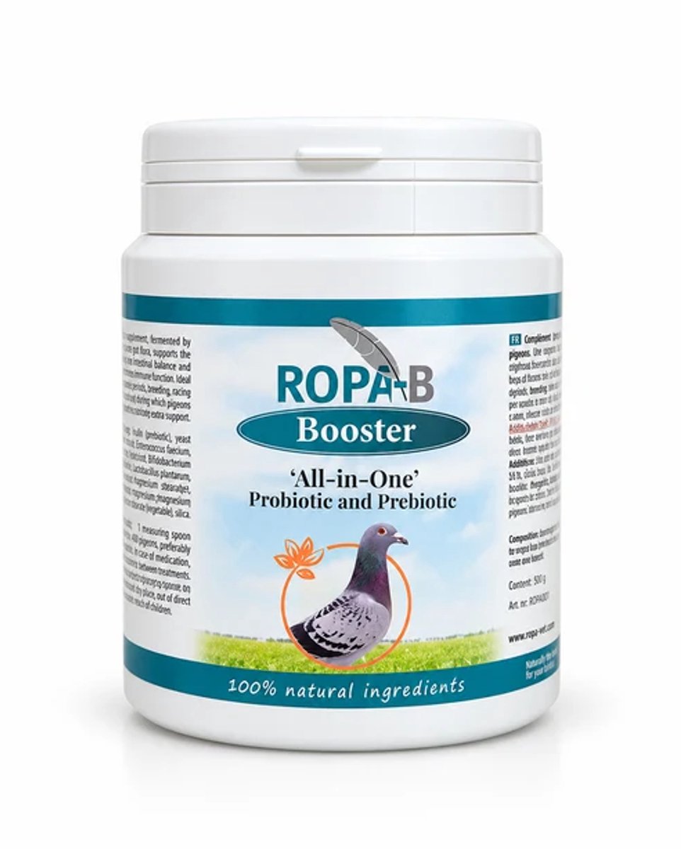 Ropa-B Booster pre- en probiotica 300g - voor sier- en postduiven